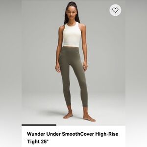Lululemon wunder under smooth cover leggings, like new